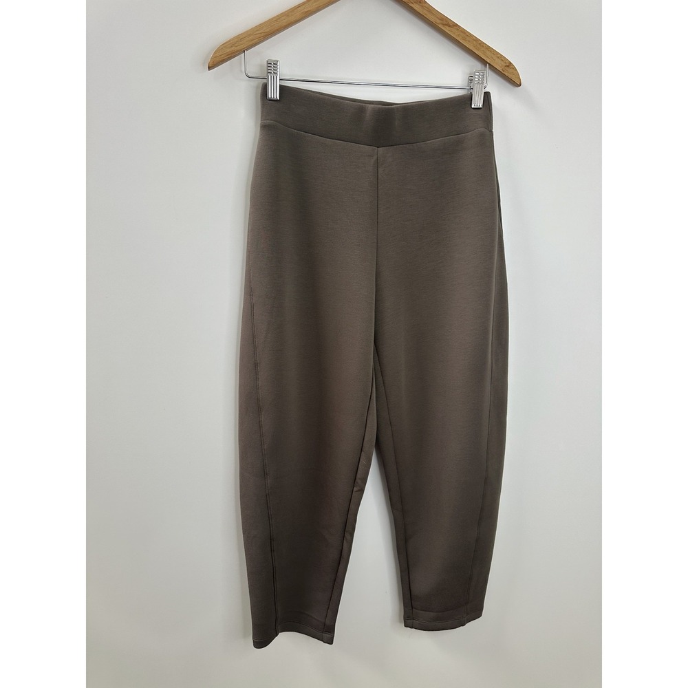 Spanx AirEssentials SET Half Zip Sweatshirt & Barrel Leg Pant Mineral Size Small - Picture 11 of 16